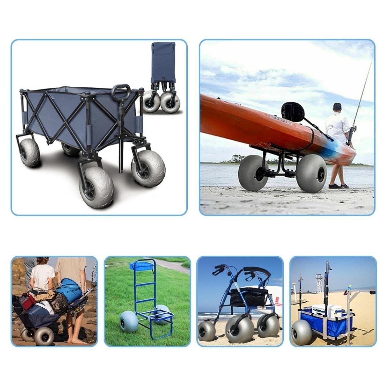 ล้อรถเข็นชายหาด ขนาด 16 นิ้ว ย - Fishing Kayak Cart บทวิจารณ์และราคา